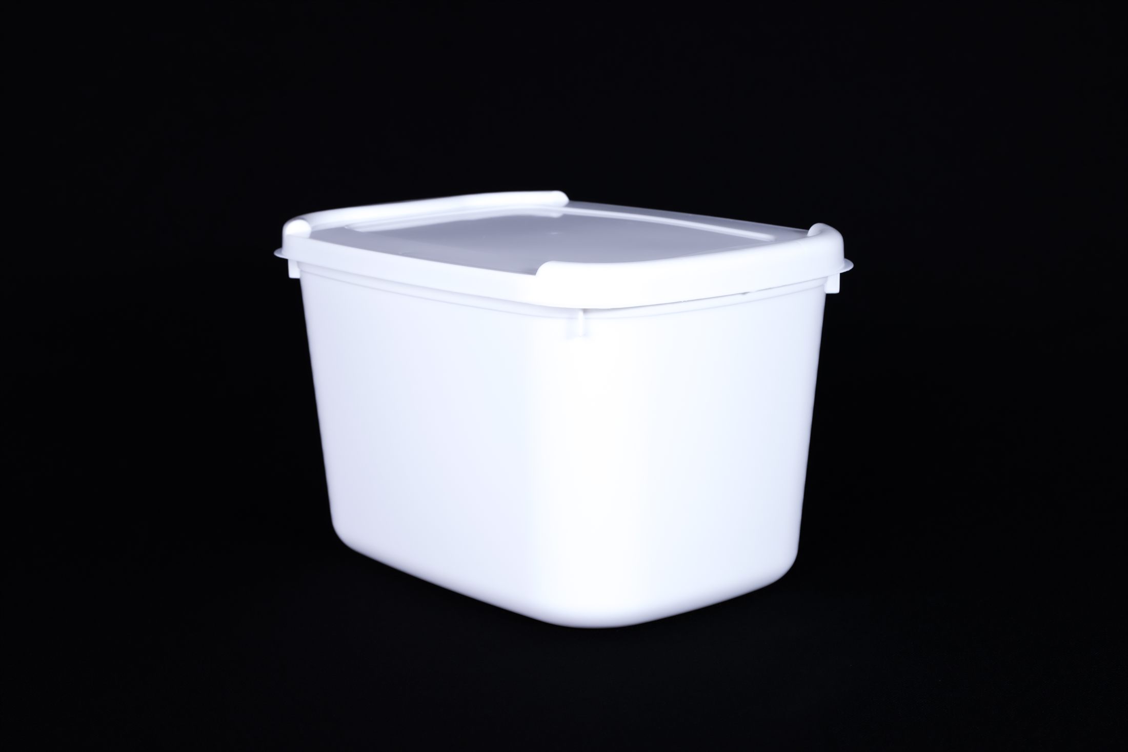 Pote Retangular Branco 2L